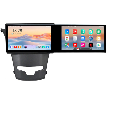 SSANG YONG - Navigatie Ssangyong Korando 2014-2019 Kit-1159 Edotec 2 ecrane  8 core 4+128 21.6 inch Incell android Wifi 5Ghz gps internet S