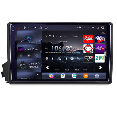 SSANG YONG - Navigatie Ssangyong Kyron Actyon 2005-2014 Edotec Kit-158 8 core QLED 2K 16+512GB 360 Android Waze USB Navigatie Internet Youtube Radio