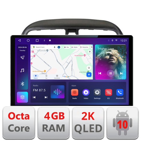 NAVIGATII DEDICATE - Navigatie SsangYong Tivoli 2015-2019  4+32 2K 13 inch qled android 4G DSP gps internet  Kit-tivoli2015