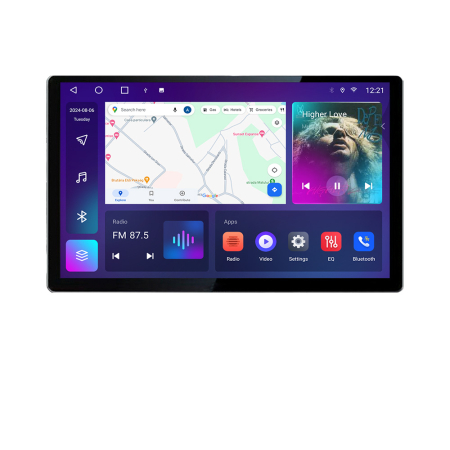 TOYOTA - Navigatie Toyota Corolla 2017  Android QLED octa core 4+64 4G DSP FHD carplay android auto radio gps internet