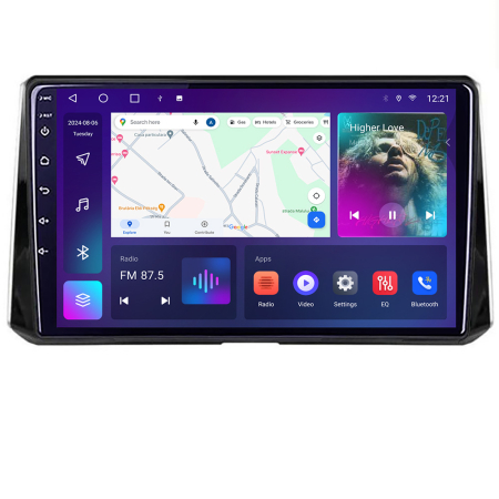 TOYOTA - Navigatie Toyota Corolla 2019- B-388-levin Android Ecran QLED octa core 4+64 carplay android auto kit-388-levin+EDT-E310V3