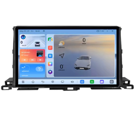 TOYOTA - Navigatie Toyota Highlander 2013-2018 Android ecran Qled 2K Octa core 4+32 KIT-highlander13+EDT-E410V3