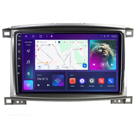 TOYOTA - Navigatie Toyota Land Cruiser L100 2002-2008 B-L100 Android Ecran QLED octa core 4+64 carplay android auto KIT-l100+EDT-E309V3 v1