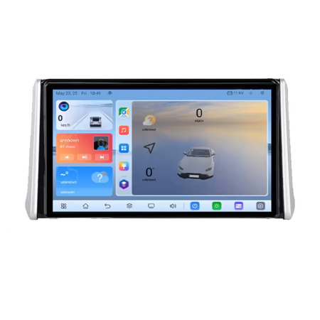 TOYOTA - Navigatie Toyota Rav4 2018- C-RAV4 Android 8 Core 2.2 Ghz 8+128 Qled 1K ADAS 4G LTE GPS 360 KIT-RAV4+EDT-E409V3