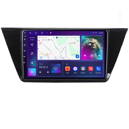 VOLKSWAGEN - Navigatie Volkswagen Touran 2016- B-3144 Android Ecran QLED octa core 4+64 carplay android auto KIT-3144+EDT-E310V3