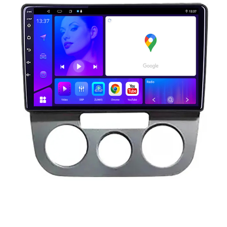VOLKSWAGEN - Navigatie VW Golf 5 2004 2010 clima manuala EDOTEC-LITE Android Ecran 720P Octa Core 4 64 Carplay