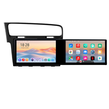 VOLKSWAGEN - Navigatie VW Golf 7 Kit-491 Edotec 2 ecrane  8 core 4+128 21.6 inch Incell android Wifi 5Ghz gps internet