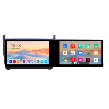 VOLKSWAGEN - Navigatie VW Polo 2014- Kit-655 Edotec 2 ecrane  8 core 4+128 21.6 inch Incell android Wifi 5Ghz gps internet