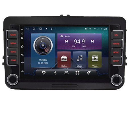 VOLKSWAGEN - Navigatie VW Skoda Seat Ecran 7" 4+32GB 8Core Android radio gps Internet wifi 4G Carplay kit-vw-univers