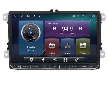 VOLKSWAGEN - Navigatie VW Skoda Seat QLED,Octacore,4 Gb RAM,32 Gb Hdd,360,4G,DSP,GPS,Bluetooth EDT-E505V2 v2