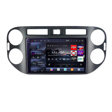 VOLKSWAGEN - Navigatie VW TIGUAN si Golf plus 2007-2011 8 core QLED 2K 16+512GB 360 Android Waze USB Navigatie Internet Youtube Radio Edotec