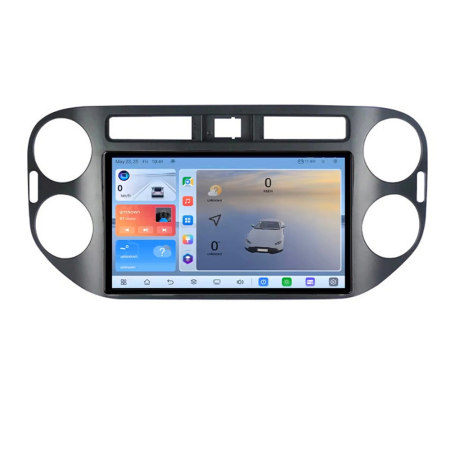 VOLKSWAGEN - Navigatie VW TIGUAN si Golf Plus 2007-2011 Android 8 Core 2.2 Ghz 8+128 Qled 1K ADAS 4G LTE GPS 360 KIT-489+EDT-E409V3