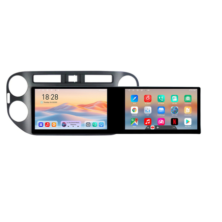VOLKSWAGEN - Navigatie VW Tiguan si Golf Plus 2012-2016 Edotec 2 ecrane  8 core 4+128 21.6 inch Incell android Wifi 5Ghz gps internet  Kit-489v2