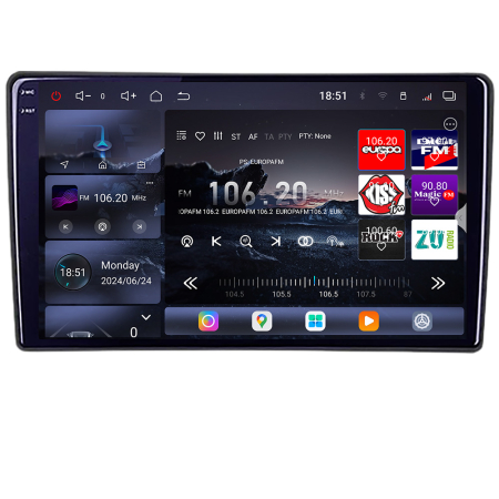 VOLKSWAGEN - Navigatie VW Touareg 2002-2010 Android radio gps internet 8 core QLED 2K 16+512GB 360 Edotec