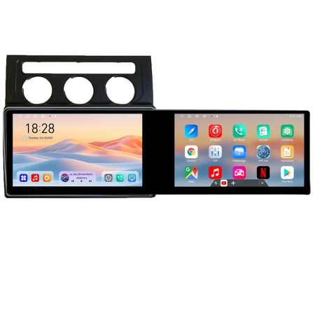 NAVIGATII DEDICATE - Navigatie VW Touran 2003-2009 clima automata Kit-touran2 Edotec 2 ecrane  8 core 4+128 21.6 inch Incell android Wifi 5Ghz gps internet et GPS WI