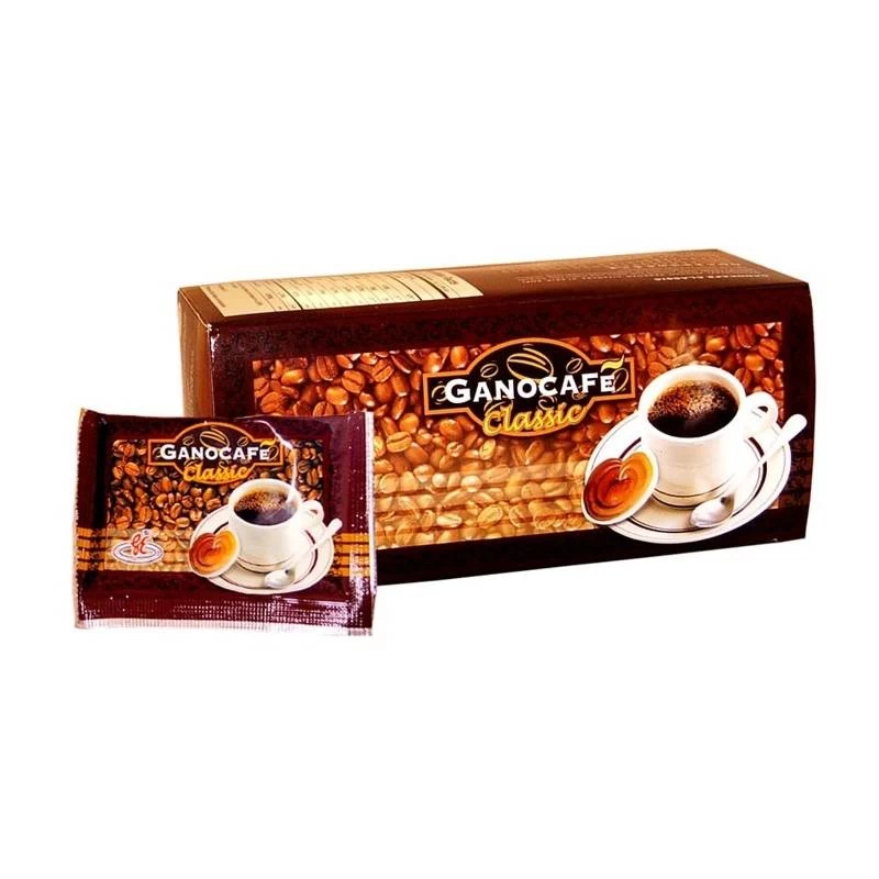 Cafea - Cafea neagra cu Ganoderma "GanoCafe Classic", 30plicuri, 90g, Gano Excel