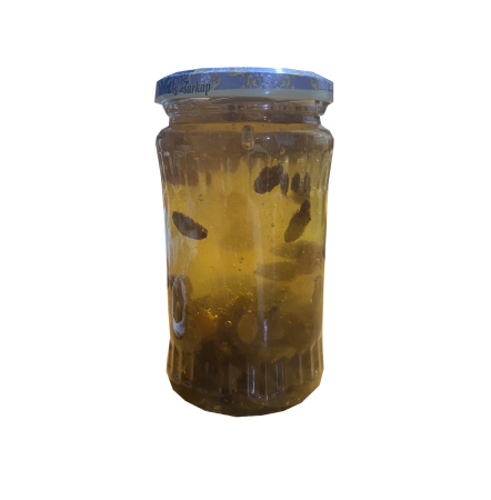 Miere cu bunatati - Miere de Munte cu stafide brune 480g