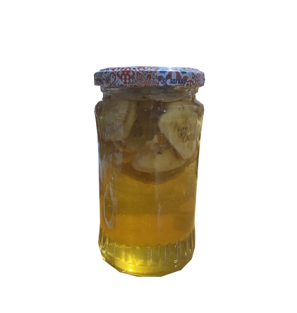 Miere cu bunatati - Miere Poliflora cu Banane Uscate 480g