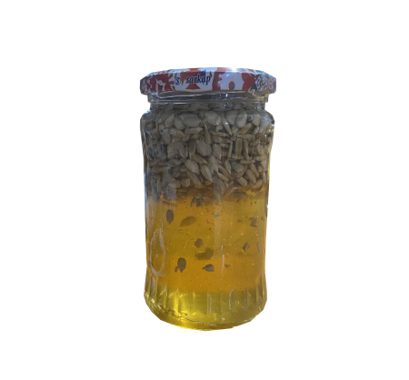 Miere cu bunatati - Miere Poliflora cu Floarea Soarelui 480g