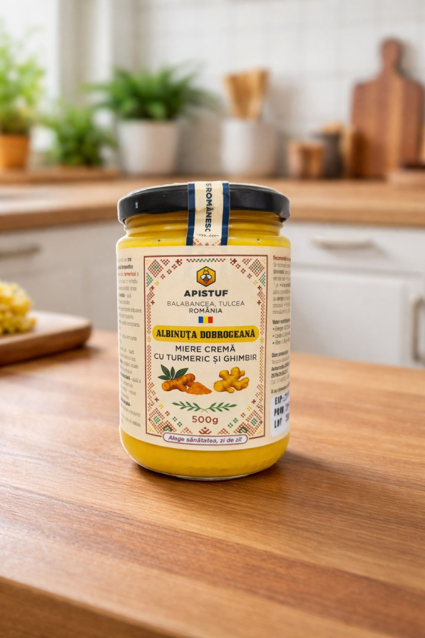 Miere naturala cu turmeric si ghimbir- Alninuta Dobrogeana [2]