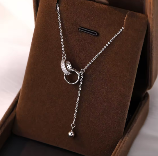 Lantisor Argint 925 cu Cercuri Interconectate [3]