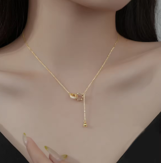 Lantisor Argint 925 cu Cercuri Interconectate [9]