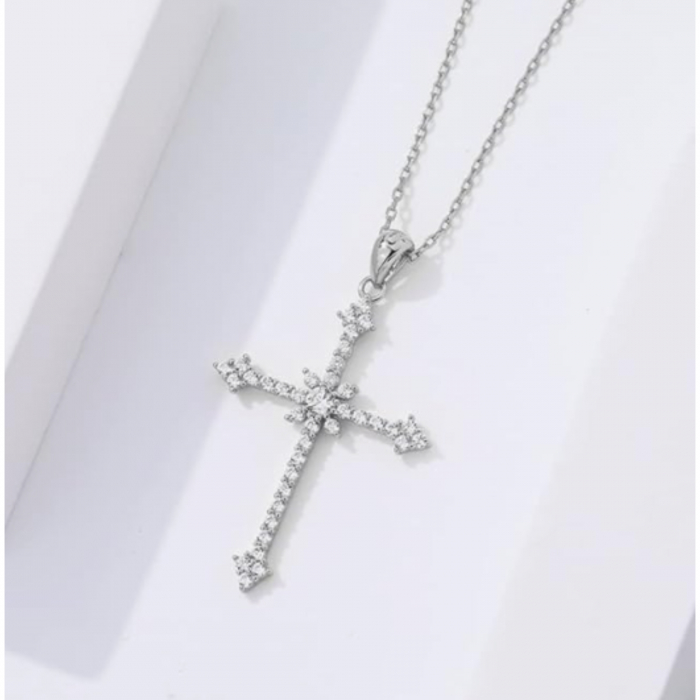 Lantisor Argint 925 cu Cruciulita cu Cristale [1]