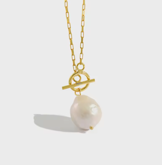 Colier de argint cu zale si perla [1]