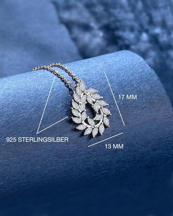 Colier din argint cununa cu cristale [3]