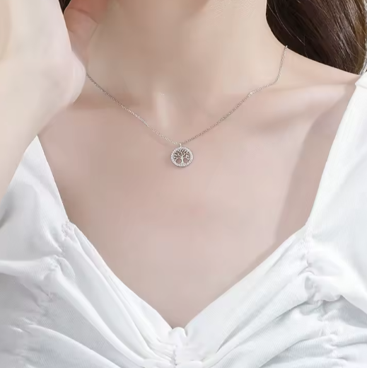 Lantisor Copacul vietii - Tree of Life - Argint 925 [4]