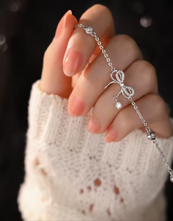 Bratara Argint 925 cu Pandantiv Fundita si Cristale [2]