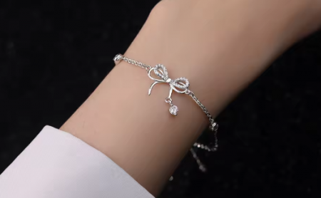 Bratara Argint 925 cu Pandantiv Fundita si Cristale [3]