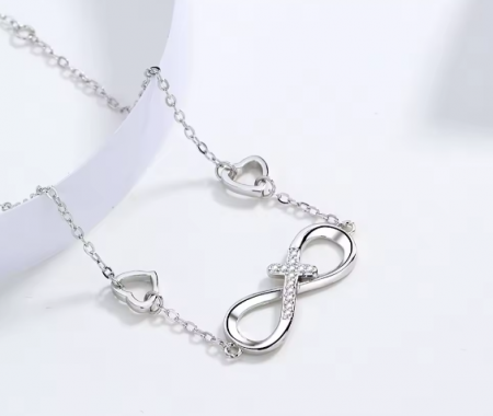 Bratara Argint 925 cu Pandantiv Infinit si Cruciulita [1]