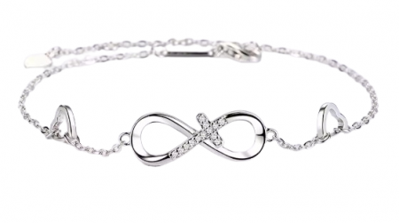 Bratara Argint 925 cu Pandantiv Infinit si Cruciulita [4]