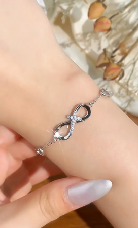 Bratara Argint 925 cu Pandantiv Infinit si Cruciulita [3]