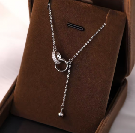 Lantisor Argint 925 cu Cercuri Interconectate [2]