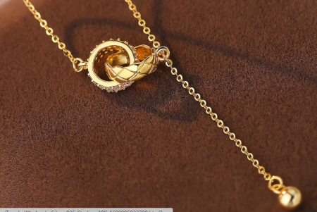 Lantisor Argint 925 cu Cercuri Interconectate [3]