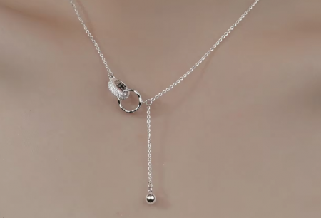 Lantisor Argint 925 cu Cercuri Interconectate [7]