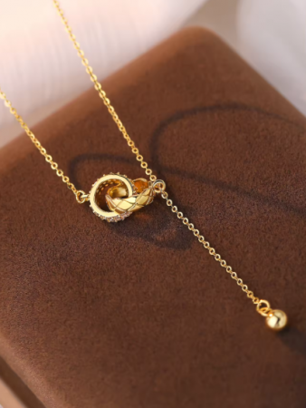 Lantisor Argint 925 cu Cercuri Interconectate [5]