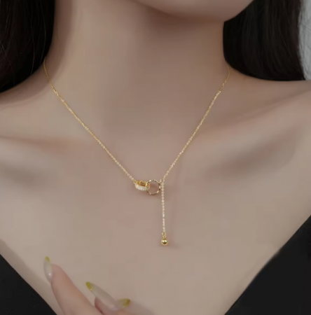 Lantisor Argint 925 cu Cercuri Interconectate [8]