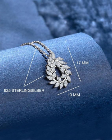 Colier din argint cununa cu cristale [2]