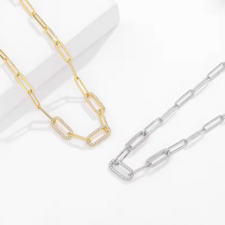 Lantisor cu Zale din Argint 925 si cristale [3]