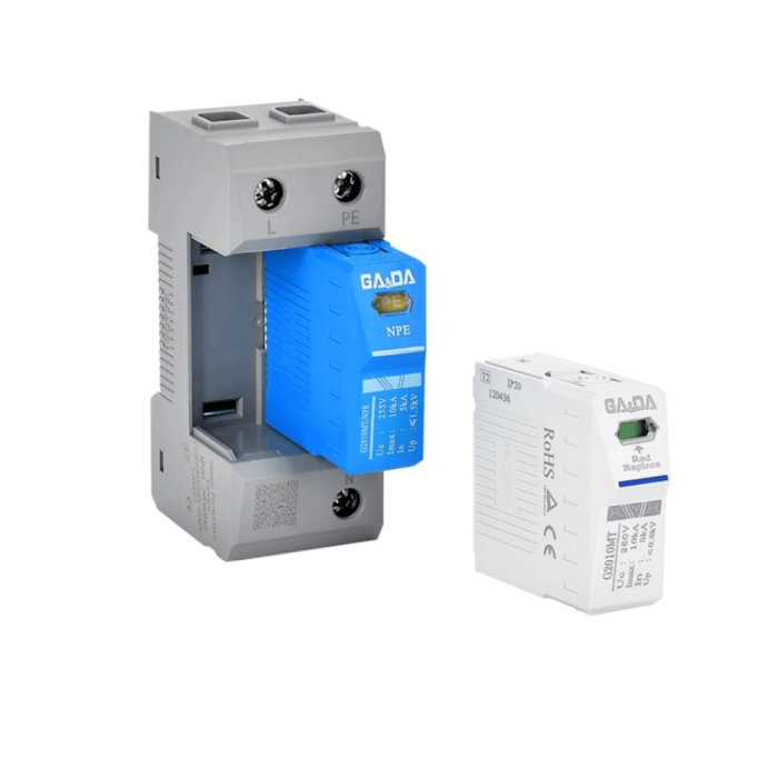 Descarcator supratensiune SPD, tip T2 1+NPE, 10kA, 280V AC, GA&DA G2010MT [3]