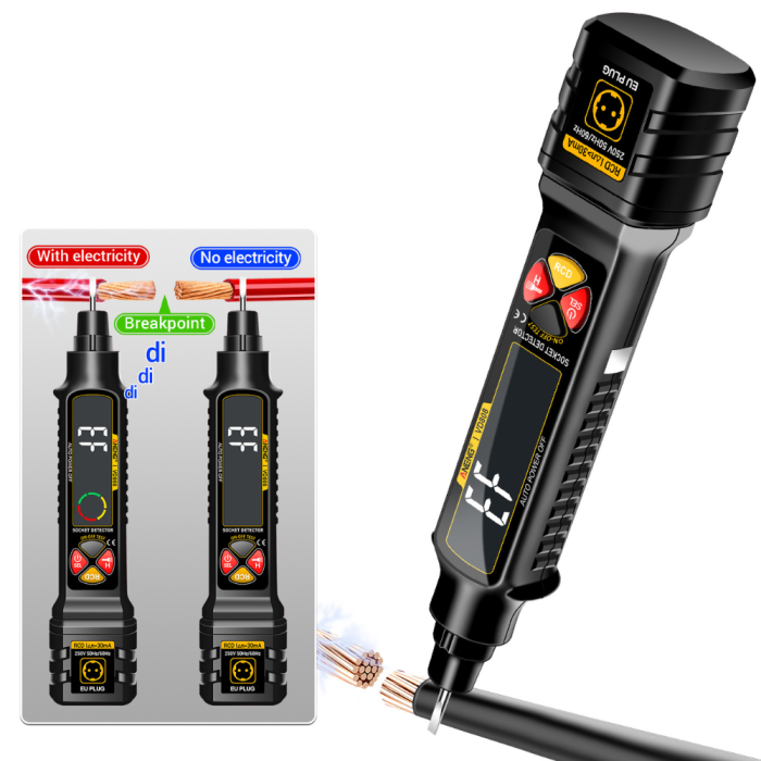 Tester priza multifunctional cu NCV, tensiune AC/DC,  detectie impamantare, ANENG VD808 [4]