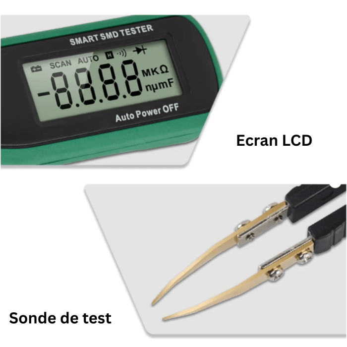 Tester profesional SMD MS8910 pentru condensatori, rezistente si diode [5]