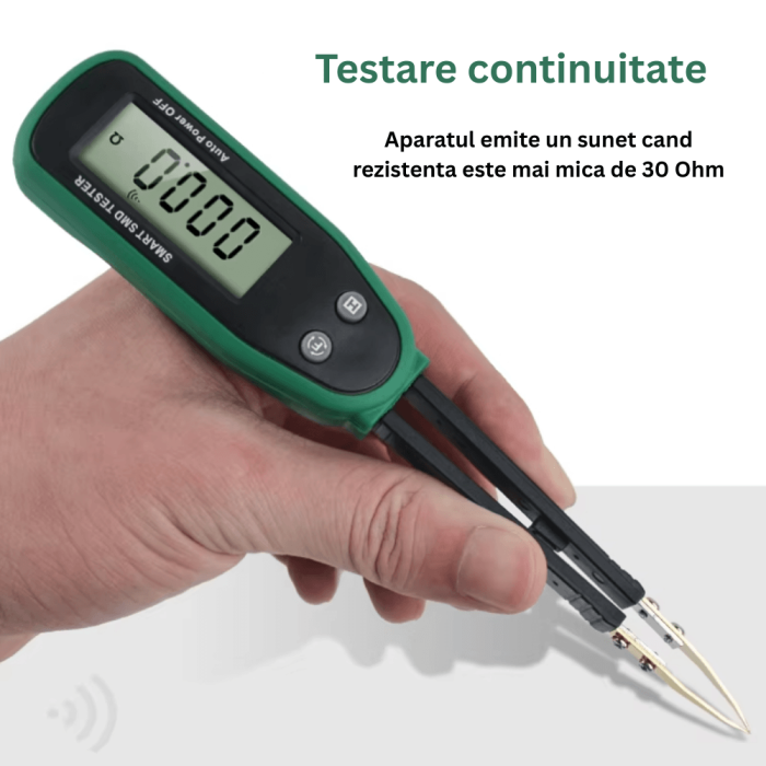 Tester profesional SMD MS8910 pentru condensatori, rezistente si diode [4]