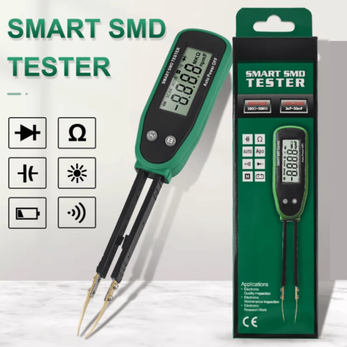 Tester profesional SMD MS8910 pentru condensatori, rezistente si diode [6]