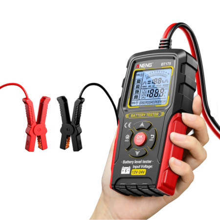 Detectoare de tensiune - Tester baterii auto 12-24V, 3-200Ah, pentru vehicule auto, camioane, stivuitoare Aneng BT175
