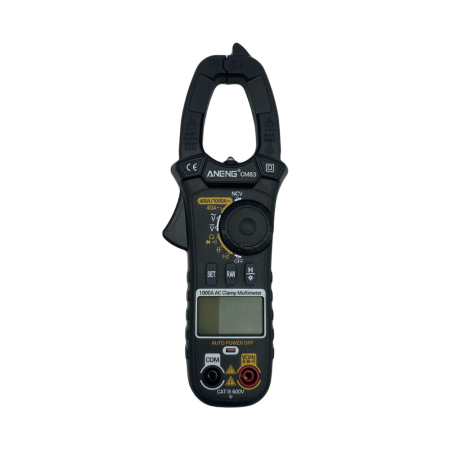 Clampmetre digitale - Clampmetru profesional 1000A AC, 600V AC/DC, afisaj LCD, ANENG CM83