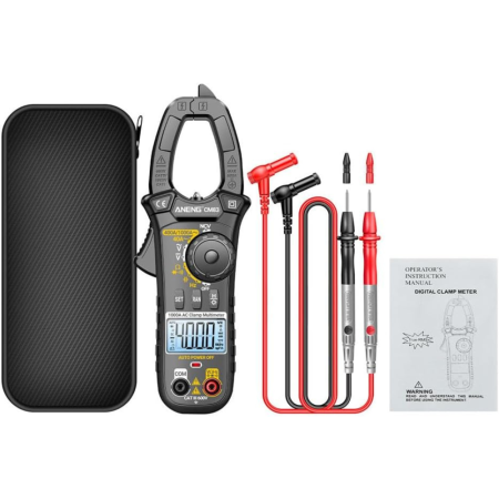 Clampmetru profesional 1000A AC, 600V AC/DC, afisaj LCD, ANENG CM83 [1]